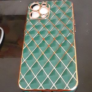 GREEN AND COPPER iPhone 12 pro max phone case